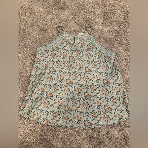 Perch Floral Tank 2XL